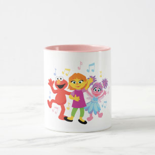 Sesame Street   Julia, Elmo & Abby Dancing Mug