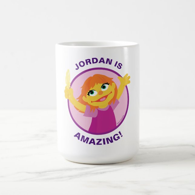 Sesame Street | Julia Holding Feather Coffee Mug (Center)