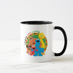 Sesame Street   Laughter, Love, & Unity Mug