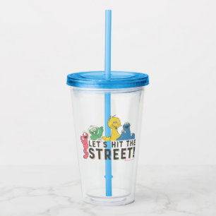 Sesame Street   Let's Hit the Street! Acrylic Tumbler
