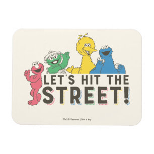 Sesame Street   Let's Hit the Street! Magnet