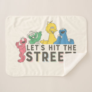 Sesame Street   Let's Hit the Street! Sherpa Blanket
