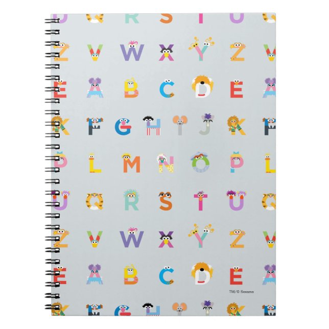 Sesame Street | Letters of the Alphabet Notebook (Front)
