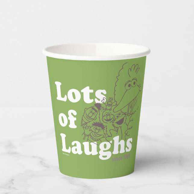 Sesame Street | Lots of Laughs Since 1969 Paper Cups (Left)