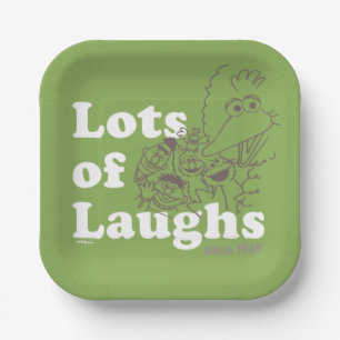 Sesame Street   Lots of Laughs Since 1969 Paper Plate