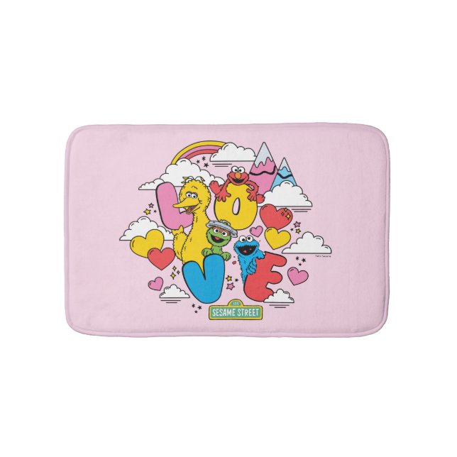 Sesame Street | Love Bath Mat (Front)