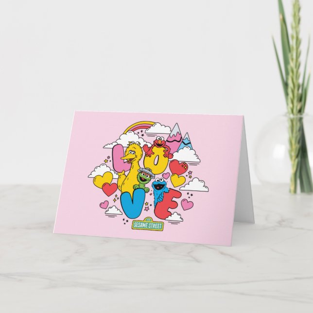 Sesame Street | Love Holiday Card (Front)