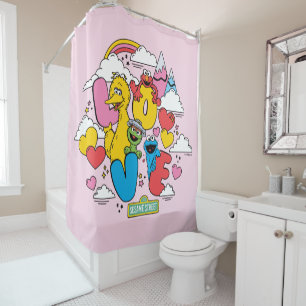 Sesame Street   Love Shower Curtain