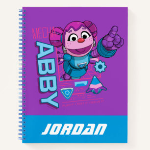 Sesame Street   Mecha Builders Abby   Add Name Notebook