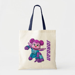 Sesame Street   Mecha Builders Abby Add Your Name Tote Bag