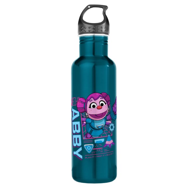 Sesame Street | Mecha Builders Abby Cadabby 710 Ml Water Bottle (Front)