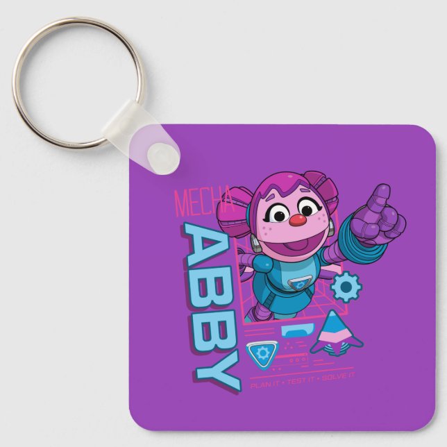 Sesame Street | Mecha Builders Abby Cadabby Key Ring (Front)