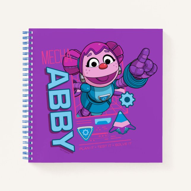 Sesame Street | Mecha Builders Abby Cadabby Notebook (Front)