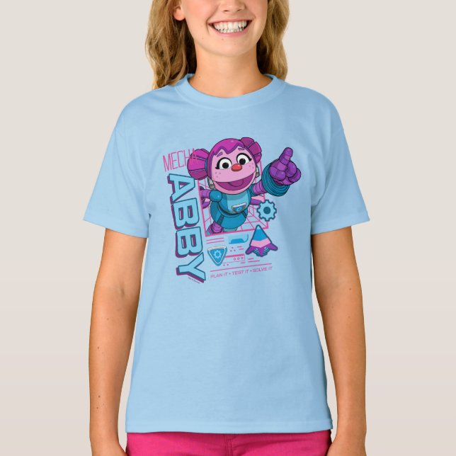 Sesame Street | Mecha Builders Abby Cadabby T-Shirt (Front)