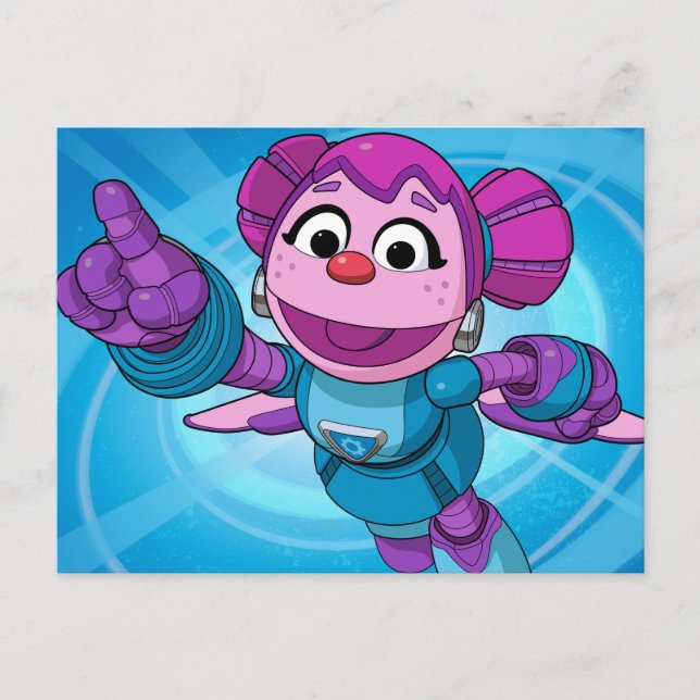 Sesame Street | Mecha Builders Abby Postcard (Front)
