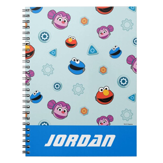 Sesame Street | Mecha Builders | Add Name Notebook (Front)