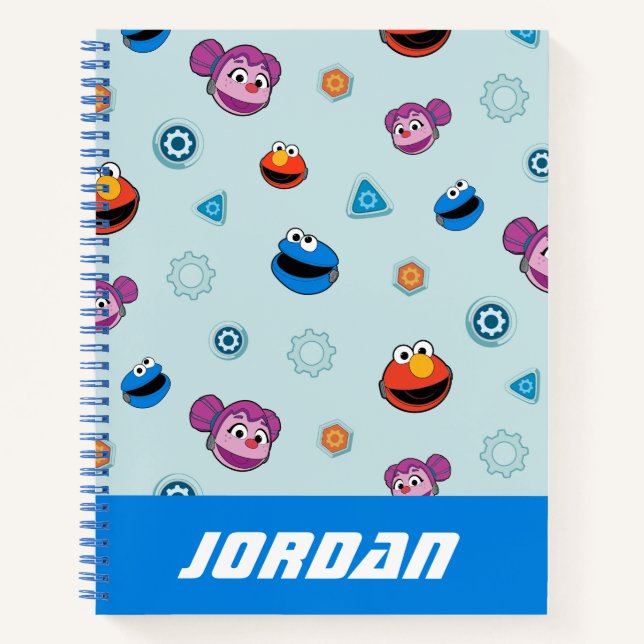 Sesame Street | Mecha Builders | Add Name Notebook (Front)