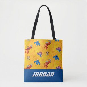 Sesame Street   Mecha Builders   Add Name Tote Bag