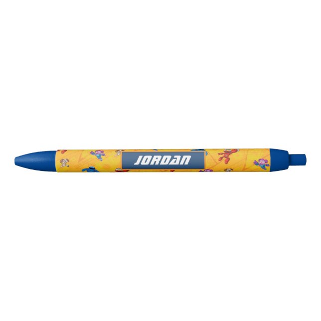 Sesame Street | Mecha Builders | Add Your Name Blue Ink Pen (Front)