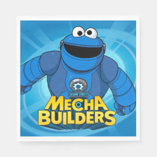 Sesame Street | Mecha Builders Cookie In Action Napkin