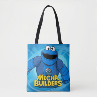 Sesame Street | Mecha Builders Cookie In Action Tote Bag