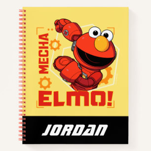 Sesame Street   Mecha Builders Elmo   Add Name Notebook