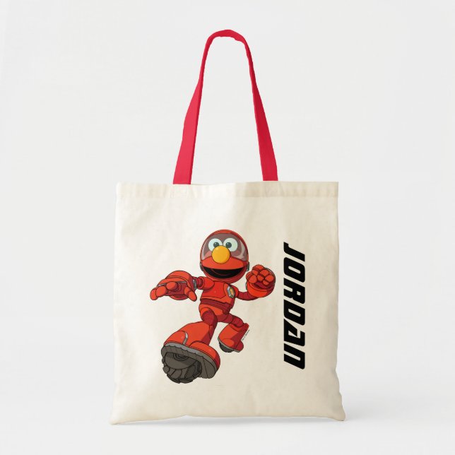 Sesame Street | Mecha Builders Elmo Add Your Name Tote Bag (Front)