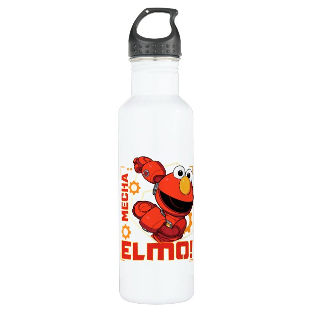 Sesame Street | Mecha Builders Elmo Design 710 Ml Water Bottle (Front)