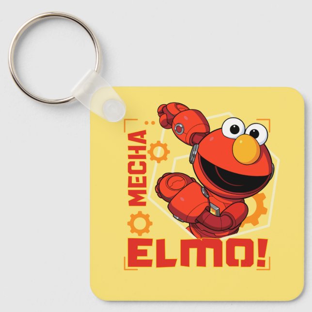 Sesame Street | Mecha Builders Elmo Design Key Ring (Front)