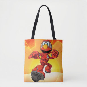 Sesame Street   Mecha Builders Elmo In Action Tote Bag