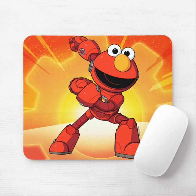 Sesame Street | Mecha Builders Elmo Mouse Pad (With Mouse)
