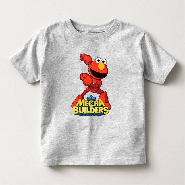 Sesame Street | Mecha Builders Elmo Toddler T-Shirt (Front)