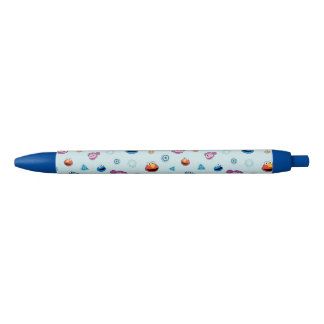 Sesame Street | Mecha Builders Faces Pattern Blue Ink Pen