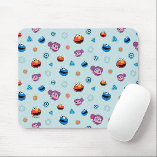 Sesame Street   Mecha Builders Faces Pattern Mouse Pad
