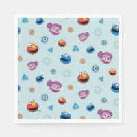 Sesame Street | Mecha Builders Faces Pattern