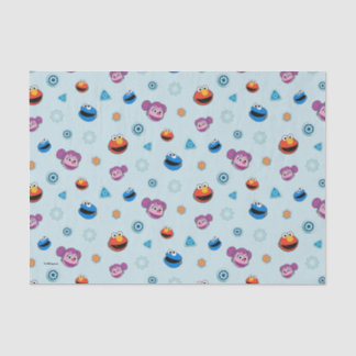 Sesame Street | Mecha Builders Faces Pattern Tissue Paper
