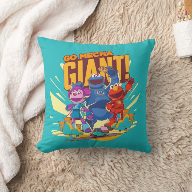 Sesame Street | Mecha Builders Go Mecha Giant! Cushion (Blanket)