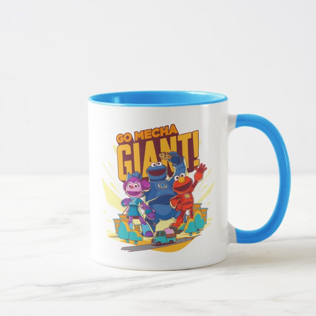 Sesame Street | Mecha Builders Go Mecha Giant! Mug (Right)