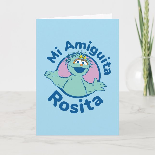 Sesame Street | Mi Amiguita Rosita Card (Front)