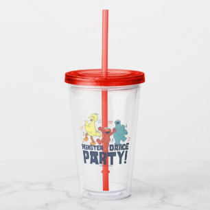 Sesame Street   Monster Dance Party Acrylic Tumbler