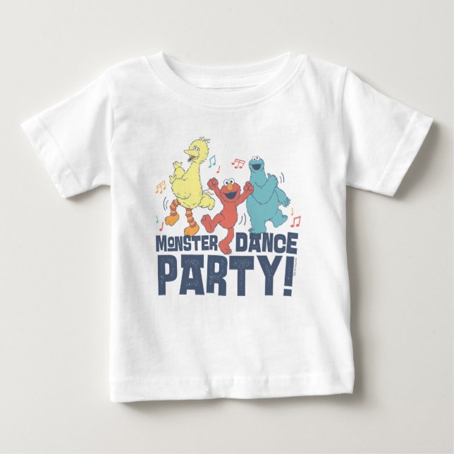Sesame Street | Monster Dance Party Baby T-Shirt (Front)