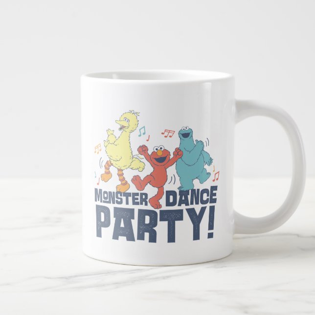 Sesame Street | Monster Dance Party Large Coffee Mug (Right)