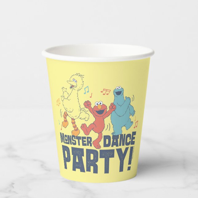 Sesame Street | Monster Dance Party Paper Cups (Front)