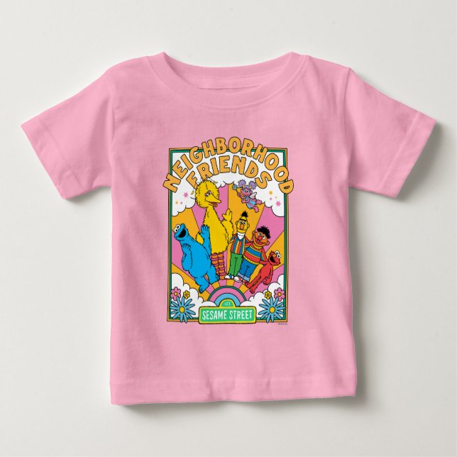 Sesame Street | Neighbourhood Friends Baby T-Shirt (Front)