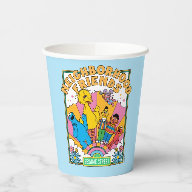 Sesame Street | Neighbourhood Friends Paper Cups (Left)