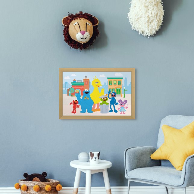Sesame Street | Neighbourhood Scene Poster (Creator Uploaded)