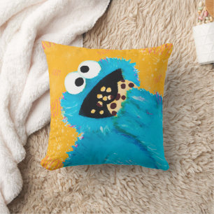 Sesame Street   Nom Nom Cookie Monster Cushion