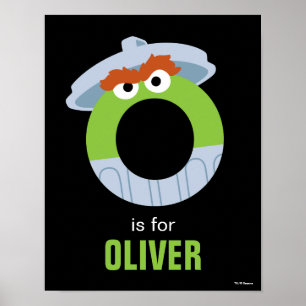 Sesame Street   O is for Oscar Poster