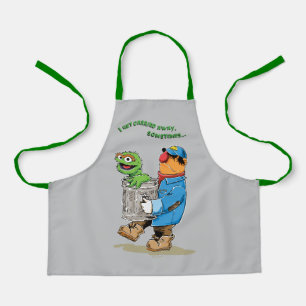 Sesame Street   Oscar & Bruno the Garbage Man Apron