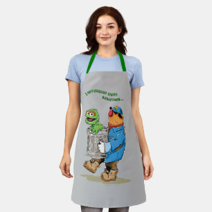 Sesame Street   Oscar & Bruno the Garbage Man Apron
